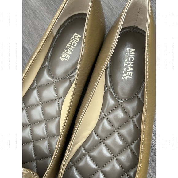 Michael Kors Leather Nancy Pointed Toe Ballet Flat Loafers Women’s Size 7.5 New - Picture 6 of 9